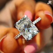 Beautiful Handmade Diamond Ring | Unique Moissanite Diamond Gift | Elegant Diamond Ring for Women 