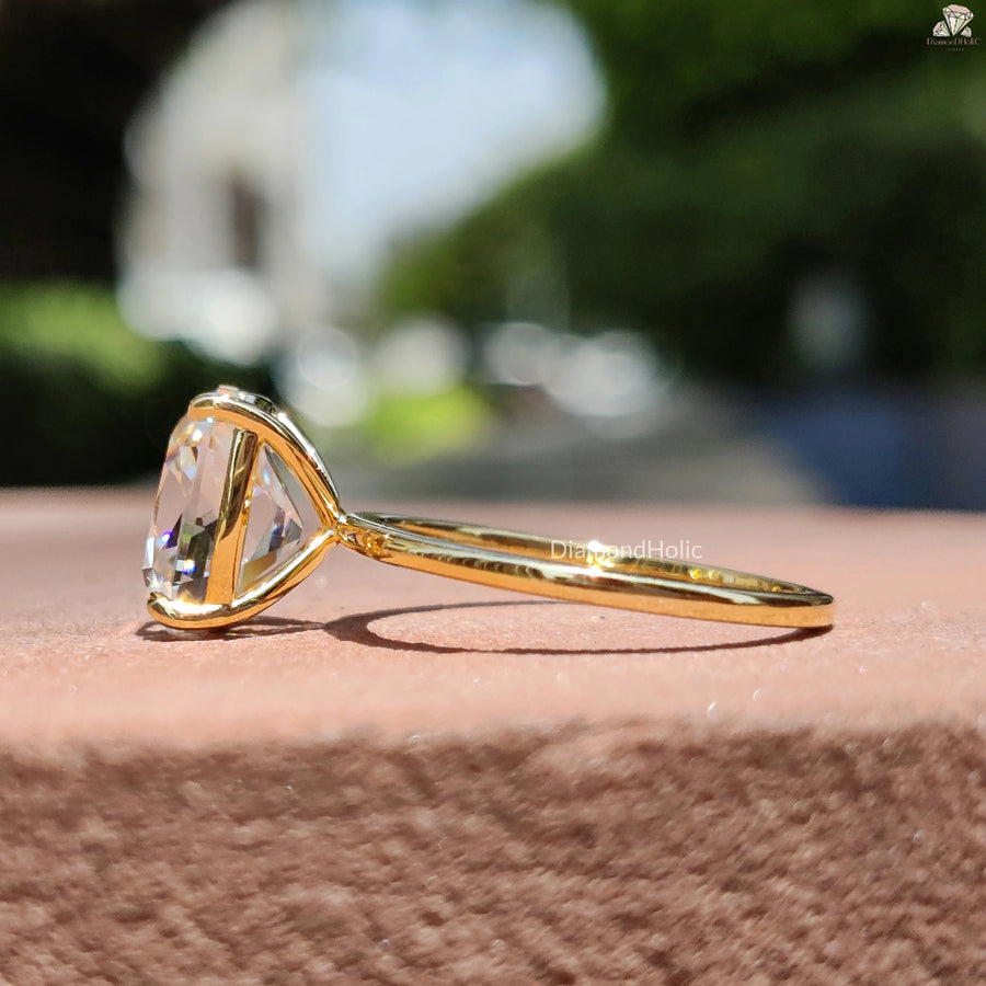 Cushion Spark Moissanite | OEC Classic Cut | Ring for Her

