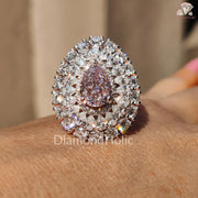 CZ Diamond Promise Ring | Romantic Gift Band | Bridal Jewelry

