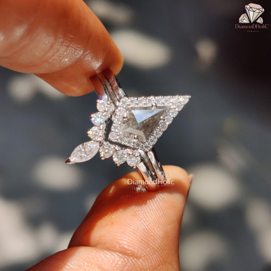 diamond ring, rustic diamond ring, diamond anniversary ring, engagement gift for her, bridal diamond