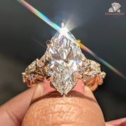 Marquise Cut Lab Grown Diamond Ring