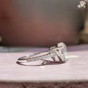 Moissanite Proposal Ring for Her