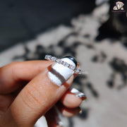Minimalist Diamond Band