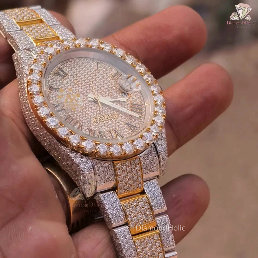 Luxury Two Tone Wristwatch
