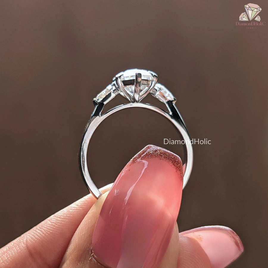Geometric Engagement Ring