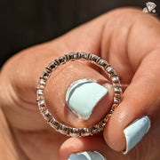 moissanite round cut band | moissanite baguette ring | dainty diamond ring
