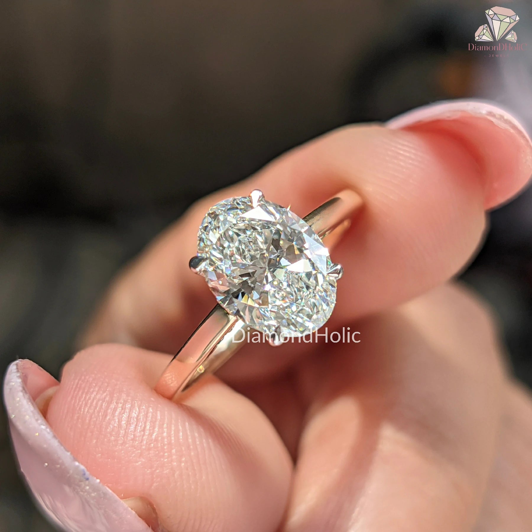 hidden halo diamond ring | ethical engagement ring | minimalist diamond ring
