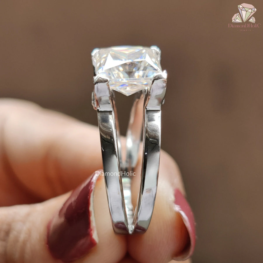 Unique Princess Cut Ring

