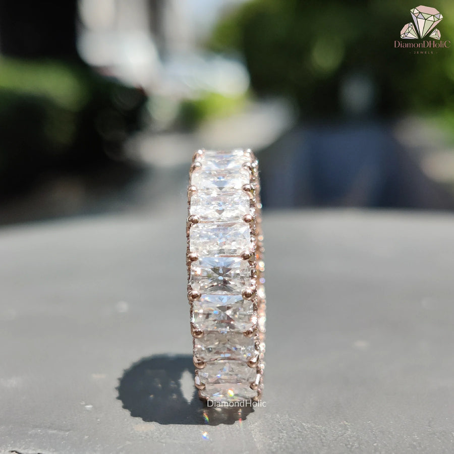 Elegant Eternity Wedding Band | Beautiful Diamond Wedding Ring | Affordable Moissanite Jewelry 