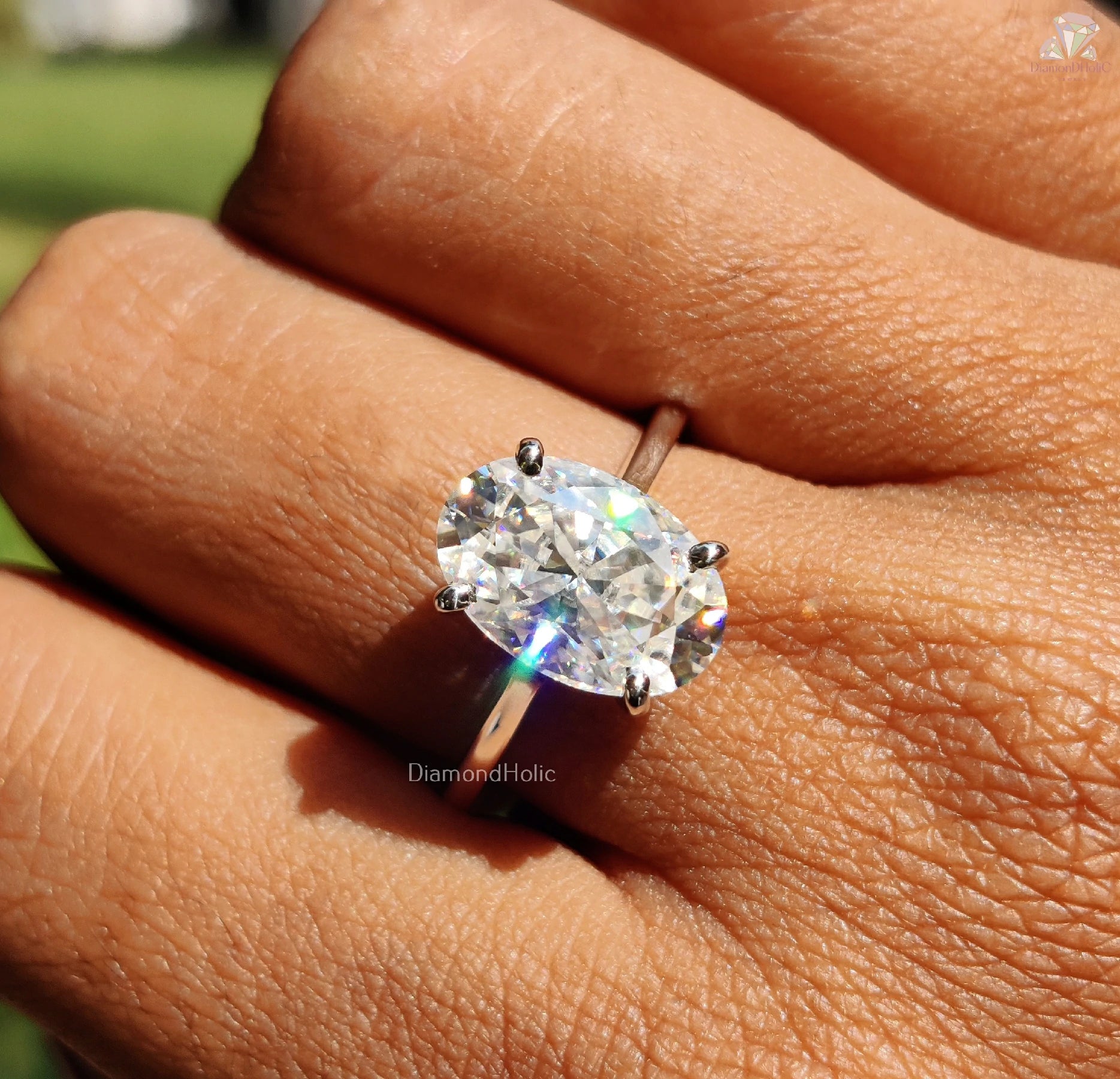 Celebrate with Sparkle | Oval Glow Ring | Love for Her

