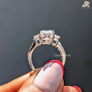 Hidden diamond ring