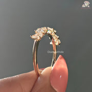 pear shape eternity ring