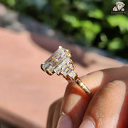 Moissanite Diamond Glow | Vintage Ring Love | Elegant Bride

