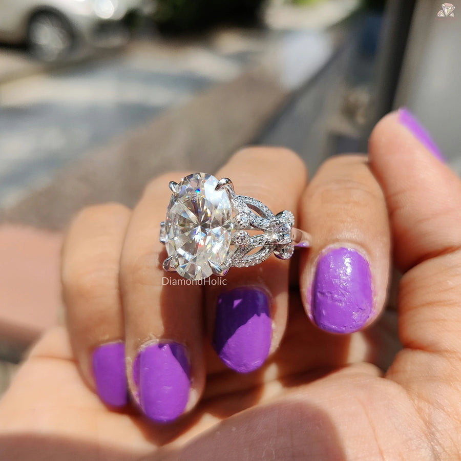 Elegant Moissanite Jewelry | Butterfly Pave Detail | Gift for Her

