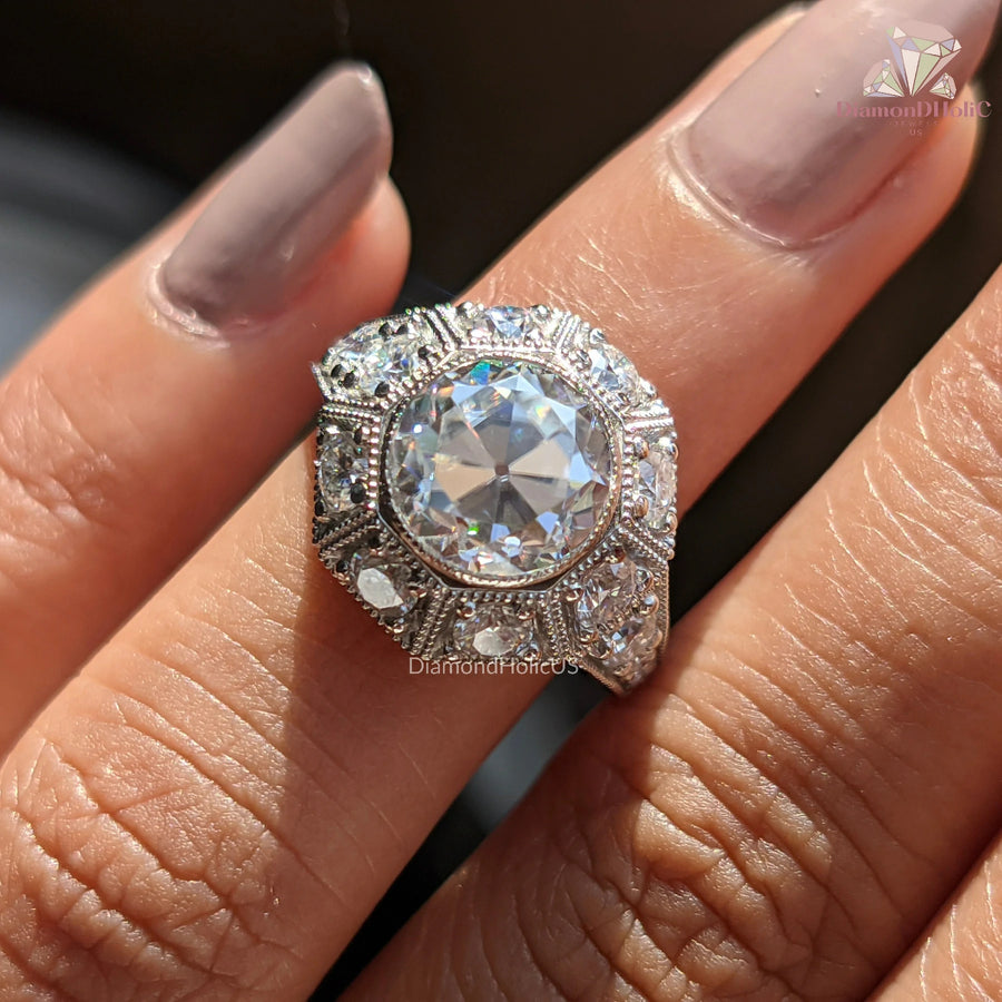 Heirloom Style Bridal Wedding Ring