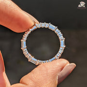 ladies white gold wedding band​ | female wedding bands white gold​