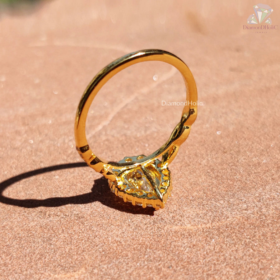 14k gold moissanite | promise ring gold | moissanite jewelry india
