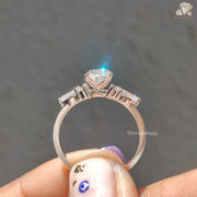 lab grown jewelry | diamond bridal set | lab diamond in white gold
