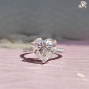 Luxury Heart Cut Proposal Ring