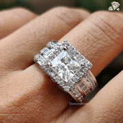 Halo Moissanite Engagement Rings
