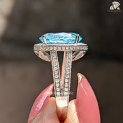 vintage aquamarine ring