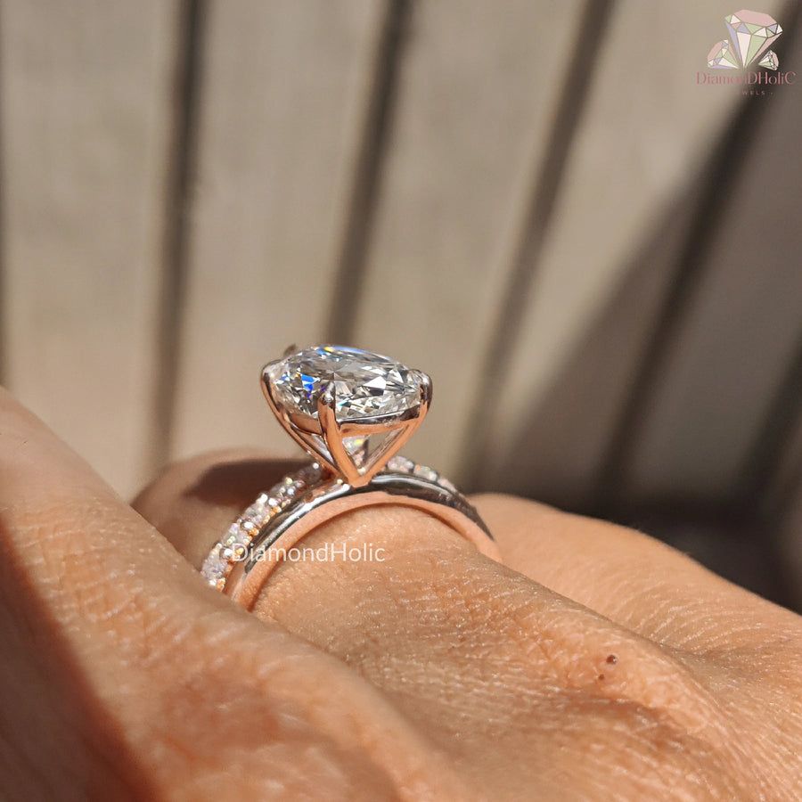 Pear Cut Diamond Bridal Set
