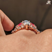 Three Stone Engagement Ring