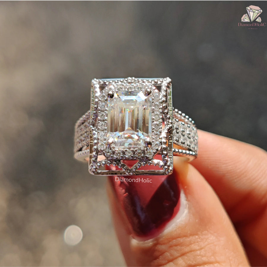 Promise Her Always | Emerald Cut Shine | Forever Band

