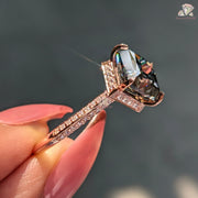 hidden halo | hidden halo engagement ring | hidden halo diamond ring