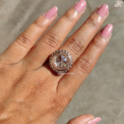 Moissanite Rose Cut Ring