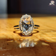 Handmade Moissanite Engagement Ring