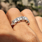 Dazzle in Detail | Moissanite Brilliance | Trio Cut Band


