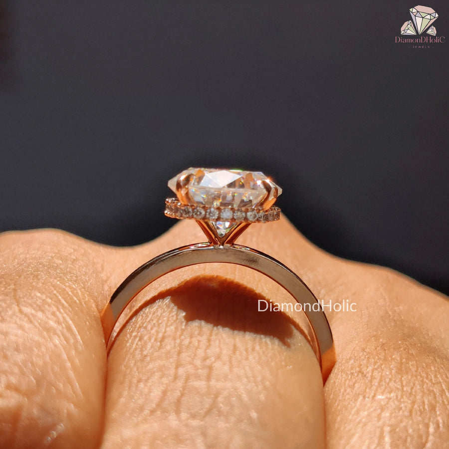 vvs1 moissanite ring | ethical diamond ring | solitaire promise ring
