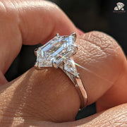 white gold | white gold engagement ring | white gold diamond ring