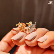 eco-friendly earrings | lab grown studs | luxury lab earrings
