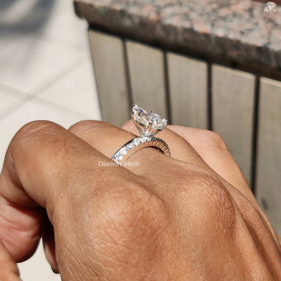 2PC Bridal Ring Combo | Promise Set for Her | Moissanite Beauty

