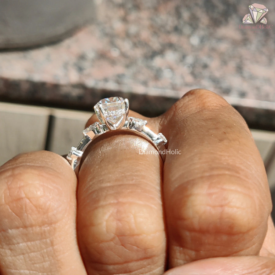 Women’s Moissanite Bridal Ring | Stylish Oval Cut Promise Ring | Timeless Moissanite Wedding Ring