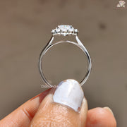 moissanite engagement rings