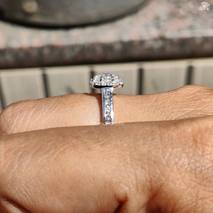 Stunning Bridal Gift Ring | Hexagon Diamond Look | Lux Wedding Ring

