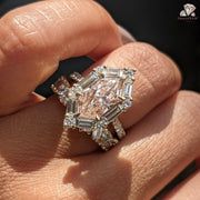 yellow gold wedding ring sets