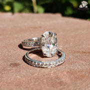 vvs1 moissanite ring | moissanite jewelry | wedding jewelry set

