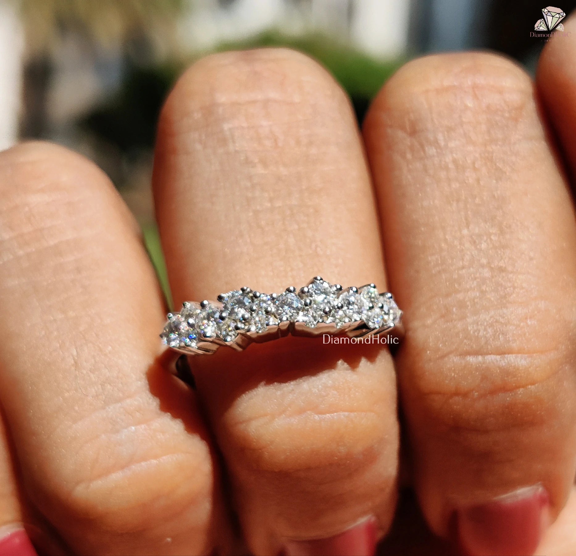 Moissanite Radiance | Elegant Band Style | Timeless Beauty

