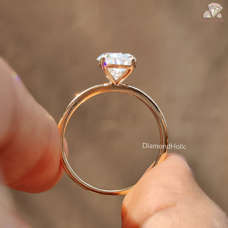 Beautiful Lab Diamond Ring for Her | Pear Cut Diamond Promise Ring | Elegant Simple Diamond Ring