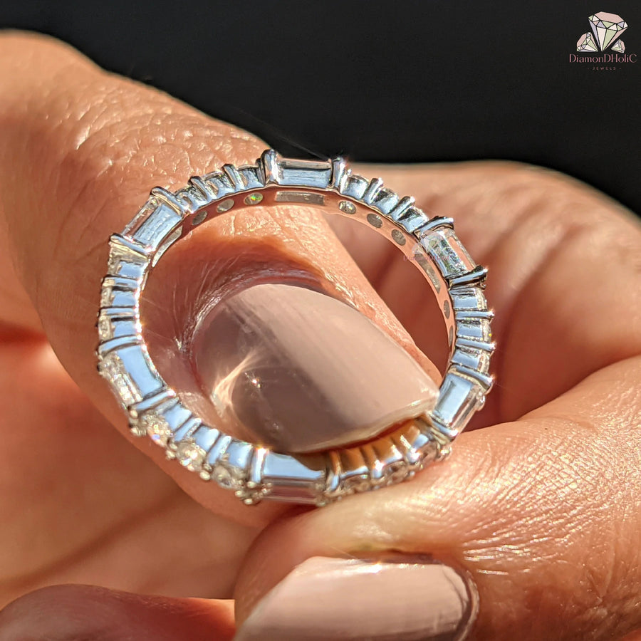 solitaire band | solitaire wedding band | solitaire diamond band