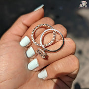 engagement ring set | moissanite diamond ring | pavé moissanite ring
