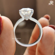 Customizable Moissanite Ring
