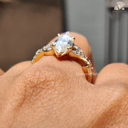  Chic Moissanite Wedding Jewelry | Stylish Vintage Diamond Band | Timeless Moissanite Bridal Ring