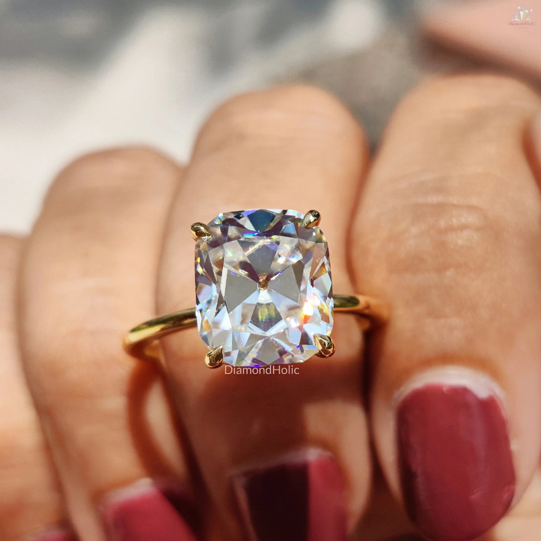 Brilliant Cushion Cut | Moissanite Magic | Her Dream Ring

