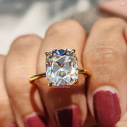 Brilliant Cushion Cut | Moissanite Magic | Her Dream Ring

