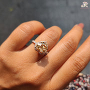 yellow gemstone ring